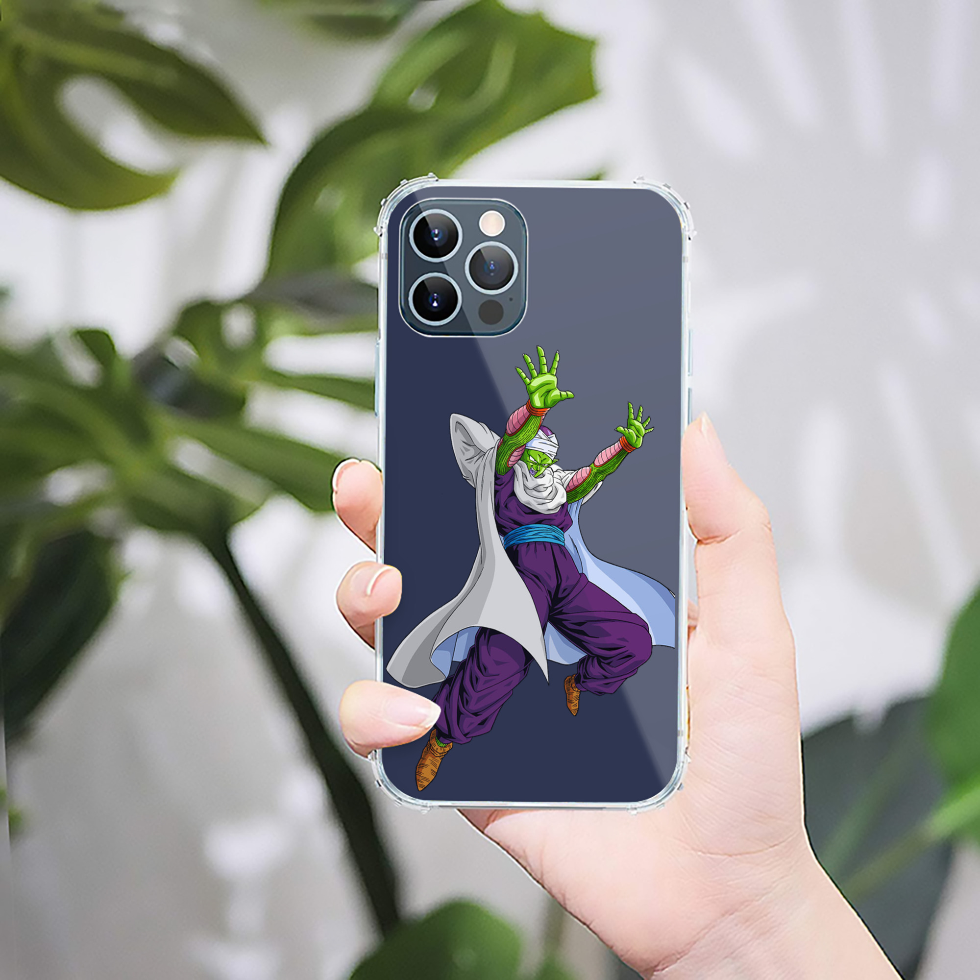 （画像用） ドラゴンボール ピッコロ DRAGON BALL Piccolo 【iPhone 12シリーズ対応】透明スマホケース（クリアソフトケース）